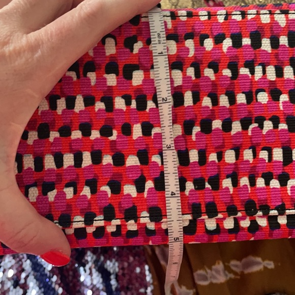 Kate Spade pink & red large bow fabric tote - Picture 11 of 11